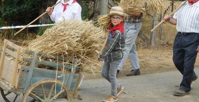 photo  la fête de la moisson met à l’honneur les temps anciens.  &copy;  archives le maine libre 