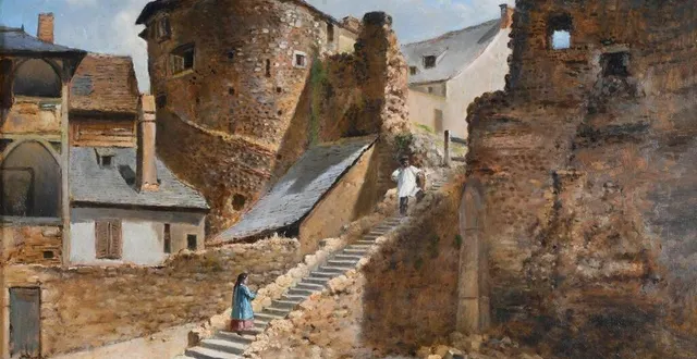 photo  « l’enceinte gallo-romaine avant le percement du tunnel ».  &copy;  musées du mans 