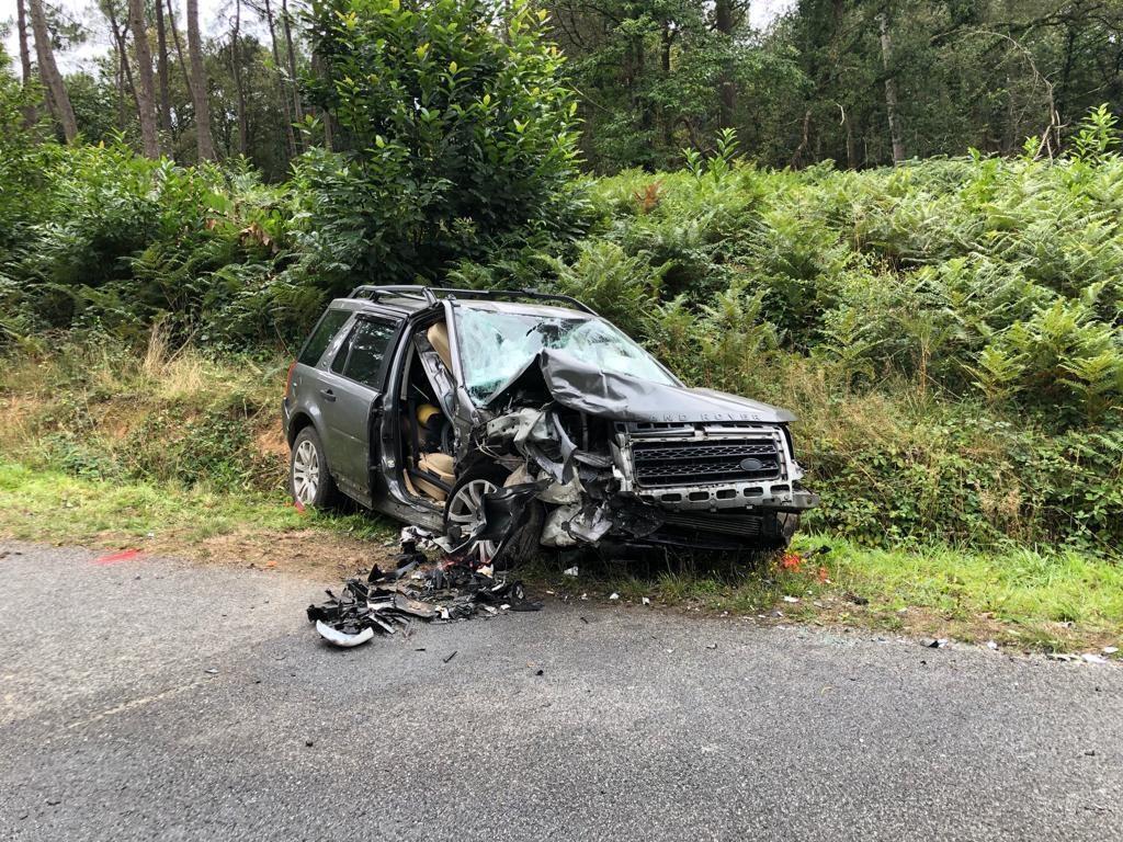 Le choc frontal fait trois blessés à Campénéac