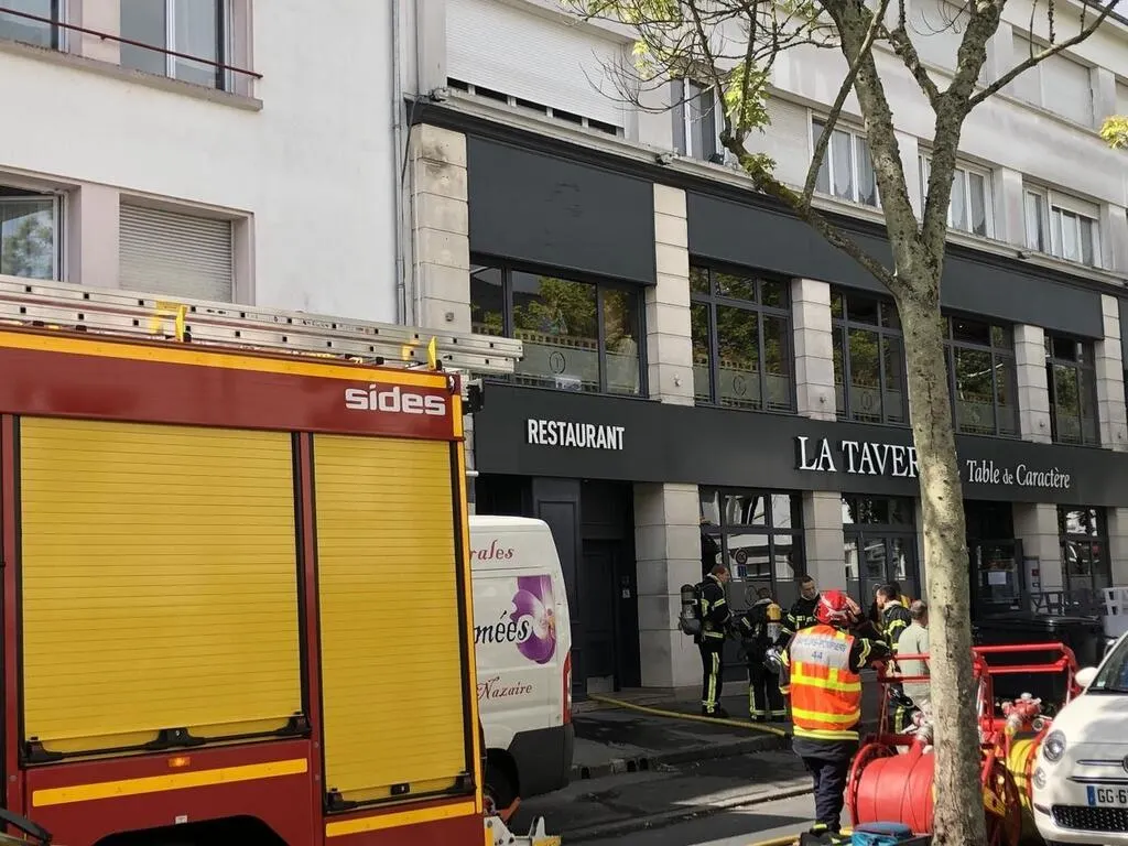 SaintNazaire. Un feu de cuisine dans un restaurant du centre met 10