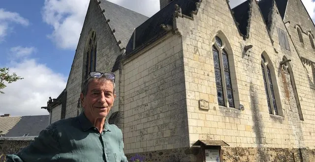 photo  marc lesschaeve, maire de luché-pringé, nous a fait la visite de la commune et d’une des deux églises, l’église saint-martin.  &copy;  ouest-france 
