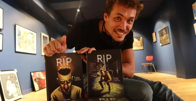 photo  le scénariste gaet’s viendra présenter le dernier tome de la série bd « rip » durant les trois premiers jours de septembre.  &copy;  archives le maine libre 