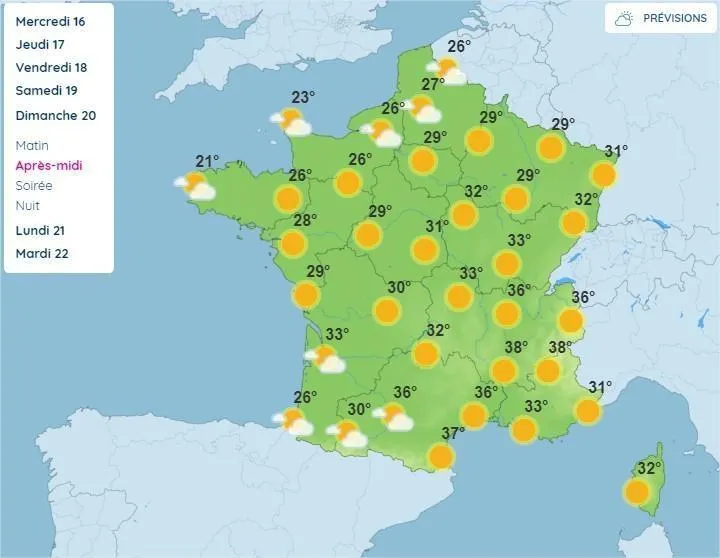 Météo. L’Ouest vatil également connaître des températures