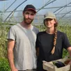 photo  killian conesa et sarah pétreault sont maraîchers à challain-la-potherie. installés depuis octobre 2021, ils ont repris la ferme des grands-parents de sarah et s’appuient sur l’agroécologie. 