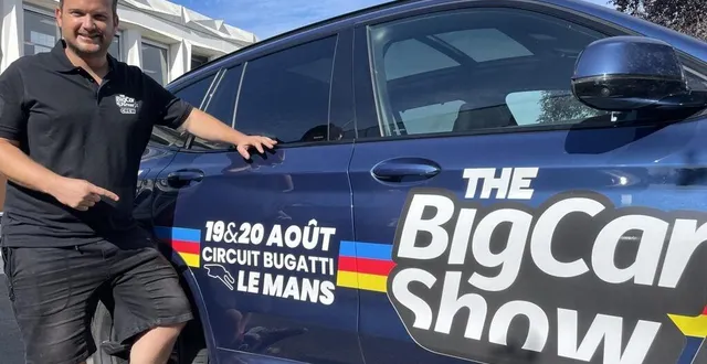 photo  c’est la première fois que tristan charon organise l’événement the big car show.  &copy;  le maine libre 