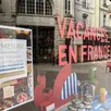 photo  à angers, nombre de commerçants sont en vacances actuellement. 