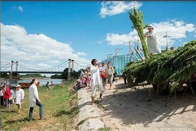 photo  le festival « de fibres en musique » met à l'honneur la culture du chanvre ce week-end des 19 et 20 août 2023, à montjean-sur-loire (mauges-sur-loire).  &copy;  archives ouest-france 