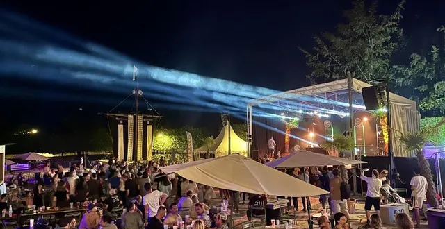 photo  alençon plage s’est terminé par un bal de soirée, samedi 19 août 2023.  &copy;  ouest-france 