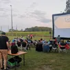 photo  samedi soir, la séance cinéma de plein air au stade municipal a été très appréciée. 