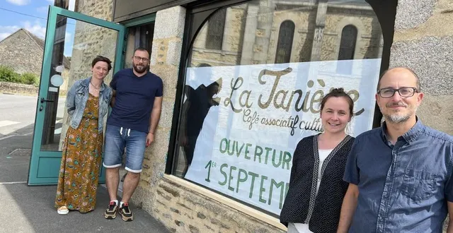 photo  l’association la bergerie ouvrira vendredi 1er septembre 2023 le bar la tanière à héloup.  &copy;  ouest-france 