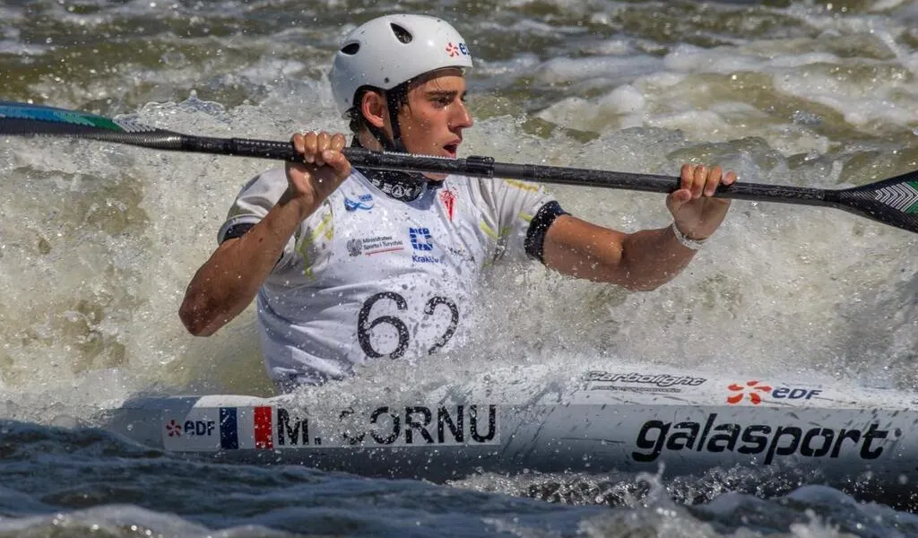 Canoëkayak. Championnats du monde de slalom junior Martin Cornu
