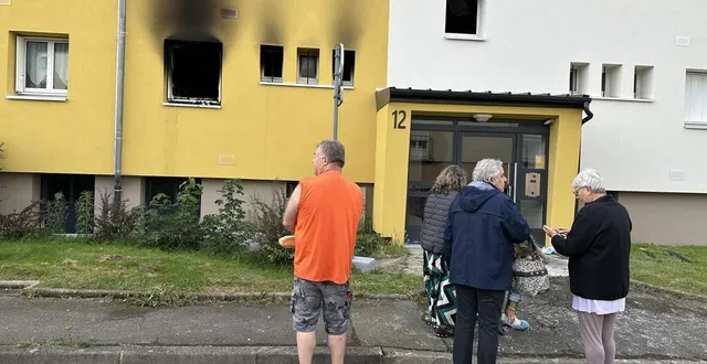 photo  un homme a été retrouvé mort après l’incendie d’un appartement au rez-de-chaussée d’un immeuble du quartier des maillets, au mans.  &copy;  ouest-france 