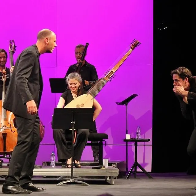 photo jean boucault et johnny rasse se sont véritablement mis dans la peau des oiseaux qu’ils imitaient.  ©  ouest-france
