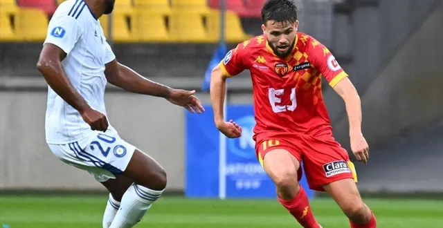 photo  yoann le méhauté n’a pas été avare dans ses efforts ce vendredi septembre 2023 pour la 4e journée de national et la réception du fc versailles.  &copy;  le maine libre – denis lambert 