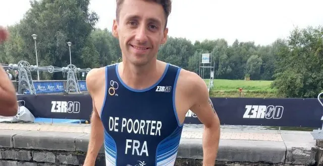 photo  « quand on porte cette combinaison tricolore, il y a une espèce de vague qui envahit le corps et qui me permet vraiment de me transcender. »  &copy;  eric de porteer 