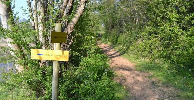 photo  sur le coteau de vilclair, un parcours de 2 km est accessible au public.  &copy;  le maine libre 