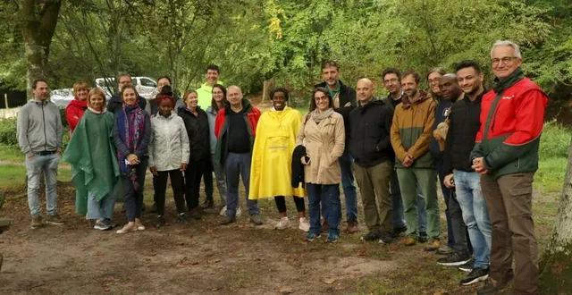 photo  la délégation de l’office national des forêts international était à bercé.  &copy;  ouest-france 