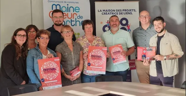 photo  la composition du comité de pilotage pour la préparation de cette seconde édition du festival des associations en maine coeur de sarthe a associé les personnels de la maison des projets, des élus et des représentants des associations.  &copy;  ouest-france 