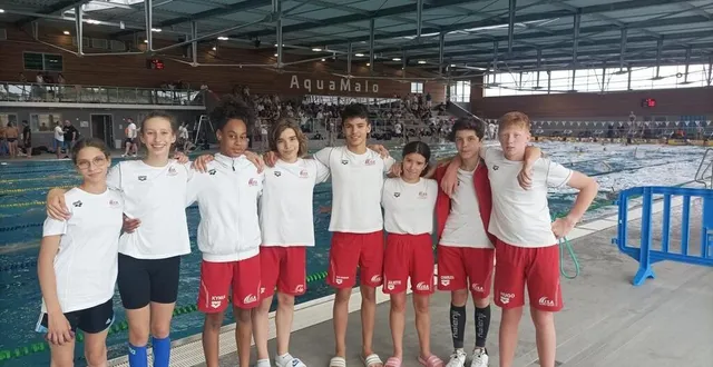 photo  les jeunes nageurs de la jsa natation ont réalisé une magnifique fin de saison.  &copy;  jsa natation 