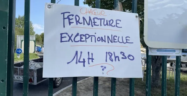 photo  la déchèterie de la ferté-bernard voit ses horaires modifiés jusqu’au lundi 11 septembre.  &copy;  photo : le maine libre 