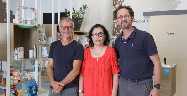 photo  à la flèche (sarthe), nathalie pham a rejoint marc chaligné et jean-marc béduneau dans leur clinique vétérinaire flambant neuve, dans la zone commerciale des mollans.  &copy;  ouest-france 