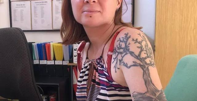 photo  kelly richard prend la suite de fabien mille à la direction de l’école publique.  &copy;  le maine libre 