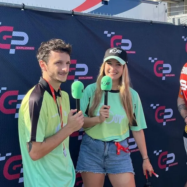 photo maxime biaggi et anaonair tout sourire sous les couleurs du team mouv’.  ©  le maine libre