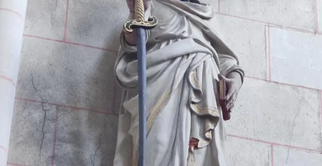 photo  la statue de saint pierre datant de 1637 mérite une restauration.  &copy;  co 