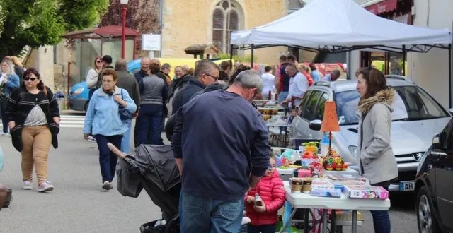 photo  le vide-greniers, un moment attendu par la population.  &copy;  le maine libre 