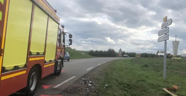 photo  neuf pompiers de la caserne d’argentan (orne) étaient mobilisés.  &copy;  ouest-france 