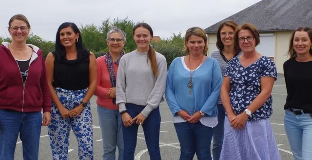 photo  l’équipe enseignante.  &copy;  le maine libre 