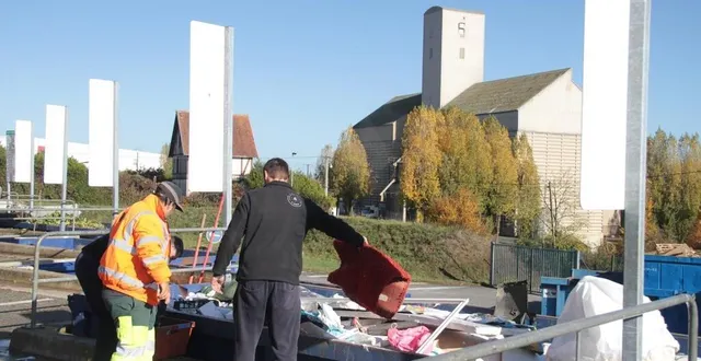 photo  les déchèteries de la communauté de communes sont exceptionnellement fermées vendredi après-midi.  &copy;  archives le maine libre 