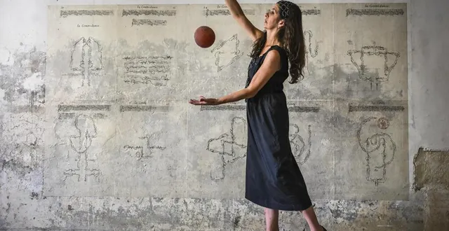 photo  poncé-sur-le-loir, mercredi 5 septembre 2023. shelly de vito, ancienne danseuse, animera une conférence pour expliquer les liens qui existent entre le sport et le patrimoine vivant.  &copy;  le maine libre – denis lambert 