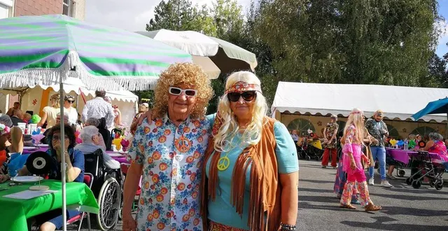 photo  des retraités bénévoles animent cette fête. parmi eux, le doyen des bénévoles, gilbert, 85 ans !  &copy;  ouest-france 