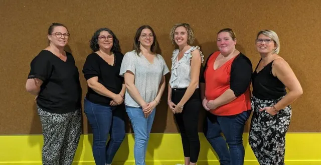 photo  de gauche à droite : bérénice tisserand, vice-présidente, laëtitia archambault, secrétaire adjointe, laëtitia ménier, trésorière adjointe, marion puiroux, secrétaire, stéphanie leconte, trésorière, et vanessa brault, présidente de l’ape.  &copy;  co 