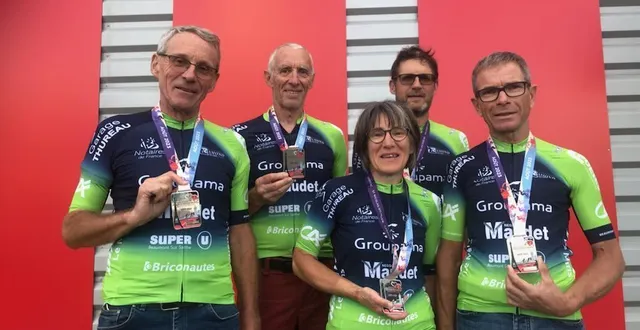 photo  jean-pascal maudet, jean-michel gillet, nathalie chevé, francis riboulet, patrick montarou (bruno legeay absent sur la photo).  &copy;  le maine libre 