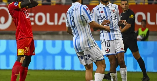 photo  les manceaux s’inclinent pour la première fois de la saison.  &copy;  le maine libre - denis lambert 