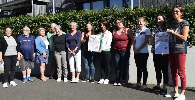 photo  les acteurs de l’opération bien-être en famille.  &copy;  le maine libre 