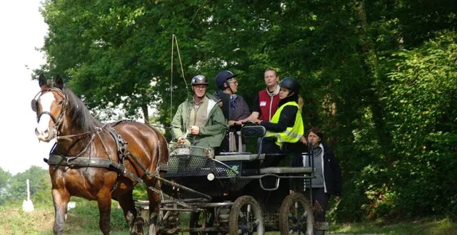 photo  les visiteurs pourront aller d’un lieu à l’autre en attelage tiré par des percherons.  &copy;  ouest-france 