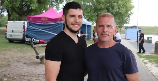 photo  joël et cyprien picard ont remporté l’enduro carpe de la flèche, qui se déroulait de vendredi 15 à dimanche 17 septembre 2023.  &copy;  ouest-france 