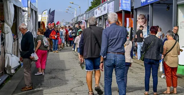photo  malgré une affluence en recul par rapport à 2022, cette édition 2023 de la foire du mans reste une belle satisfaction pour le directeur julien raimbault.  &copy;  photo le maine libre yvon loue 