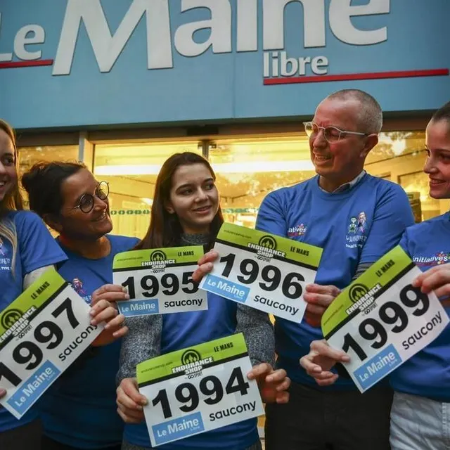 photo l’an passé, la famille lienart a franchi la ligne d’arrivée main dans la main.  ©  archives le maine libre denis lambert