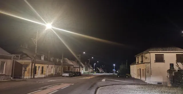 photo  des économies d’énergie attendues avec l’éclairage public modernisé du hameau de laillé.  &copy;  ouest-france 