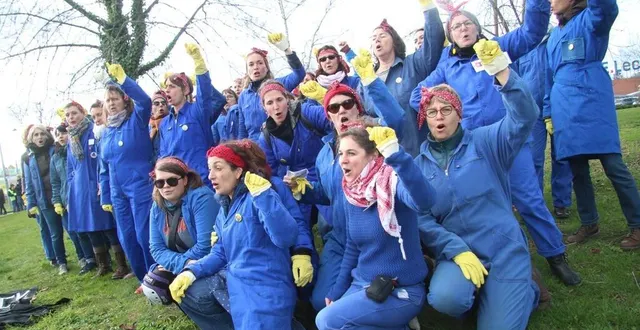 photo  les rosie font partie du collectif féministe unitaire de la sarthe. ce dernier organise un rassemblement le 28 septembre 2023, au mans (sarthe), pour la journée internationale du droit à l’avortement.  &copy;  archives ouest-france 
