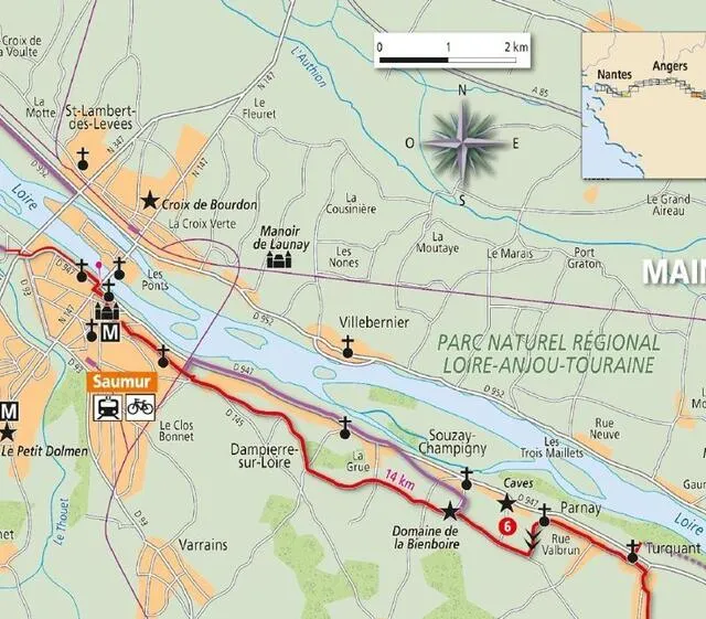 Arrivée à Saumur. © Patrick Mérienne photo arrivée à saumur. © © patrick mérienne