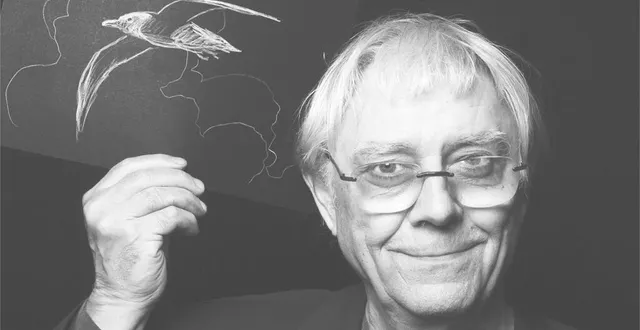 photo  milo manara, célèbre auteur italien de bande dessinée.  &copy;  simone florena per ritratti 