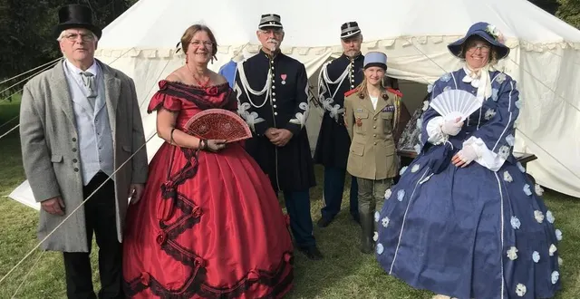 photo  les associations peloton verly et « au temps de l’impératrice eugénie », toutes deux situées en sarthe, organisent une exposition de costumes de l’époque second empire à bazouges-cré-sur-loir, ces samedi 23 et dimanche 24 septembre 2023.  &copy;  le maine libre 