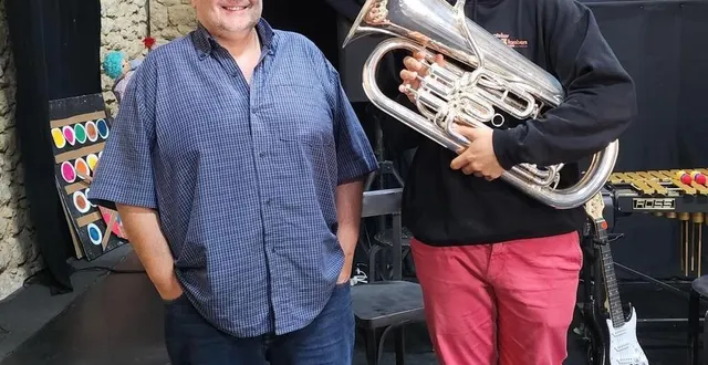 photo  thomas brulé et son mentor patrick marty.  &copy;  le maine libre 