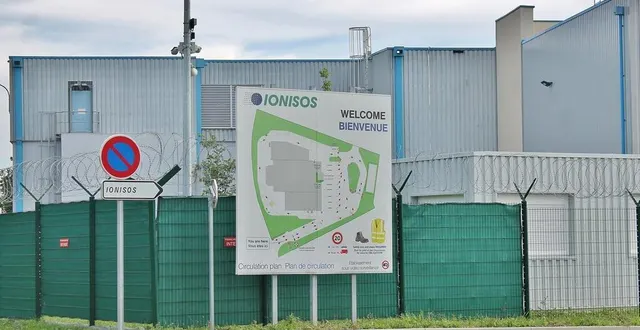 photo  le site ionisos zone de l’aubrée, à sablé-sur-sarthe, en septembre 2023.  &copy;  ouest-france 