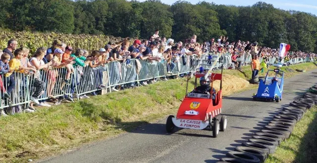 photo  le week-end dernier, vingt-quatre bolides ont pris part à la deuxième course de caisses à savon organisée dans la communauté de communes.  &copy;  ouest-france 